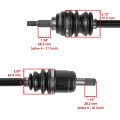 Caltric Front Right Complete Cv Joint Axle For Honda Trx500fa Trx500fga Rubicon 500 4x4 2001 2002 2003 2004