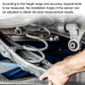 Uxcell 2pcs Rear Left Right Side Suspension Ride Height Level Sensor For Cadillac Dts 2006-2011 No 25767364 25767365