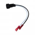 4 Pieces Front-rear Door Speaker Harness Adapters Car Audio Wire Connectors 72-5600 For Ford Mazda 2-pin Plug Replacement