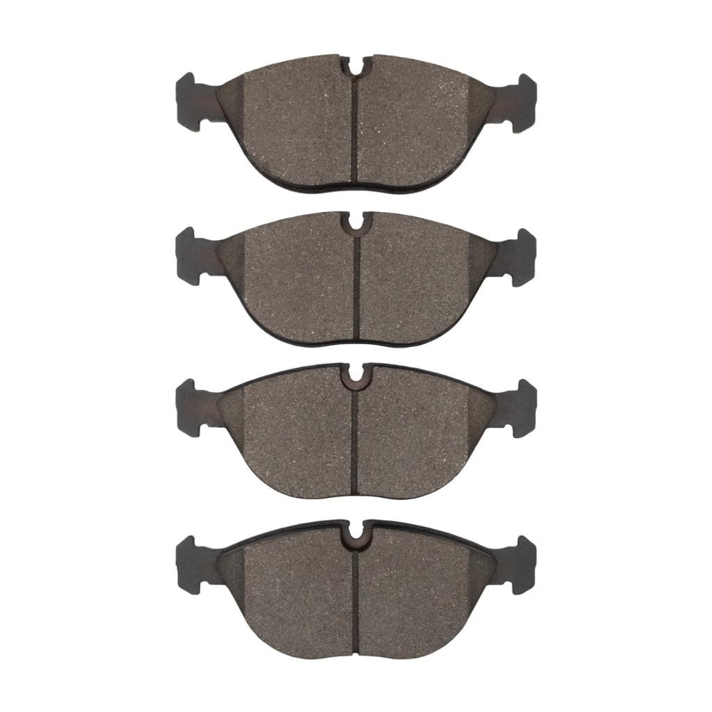 Front Brake Pads For Chrysler Crossfire 2005 2006 Low Metallic Friction Electronic Wear Sensor 2 89 In Outer Pad Height 5000