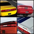Srt Style Paintable Rear Trunk Lip Spoiler Wing For 2008-2022 Dodge Challenger