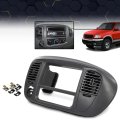 Center Dash Panel Bezel For 2000 2001 2002 2003 Ford F150 2000-2002 Expedition Grey