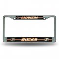 Rico Industries Nhl Bling Chrome License Plate Frame With Glitter Accent Anaheim Ducks 6 X 12 25-inches 