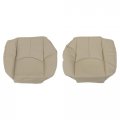 Wflnhb Artificial Leather Front Driver And Passenger Side Bottom Top Lean Back Seat Cover Armrest Tan Replacement For 2003-2006
