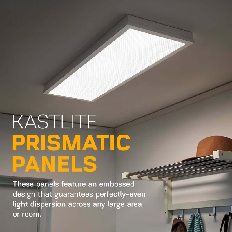 Kastlite Clear Acrylic Prismatic Lighting Panel Custom Sizing 100 Thick Ceiling Replacement Fluorescent Light Covers For