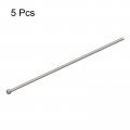 Uxcell Straight Ejector Pins 5mm 13 64 Dia 65mn Steel Round Tip Punch 200mm 8 Long For Mechanical Maintenance 5pcs