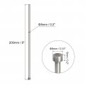 Uxcell Straight Ejector Pins 5mm 13 64 Dia 65mn Steel Round Tip Punch 200mm 8 Long For Mechanical Maintenance 5pcs