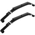2pcs 4-leaf Double Eye Trailer Leaf Spring Hardware Kit For Club Car 1994-2009 Gas Txt Golf Cart 