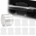 Universal Car Door Edge Guard Protector Strip Clear 2 76 In X 33 Ft With 8 Pcs Carbon Fiber Handle Cup Protectors For Most Cars 