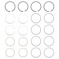 Autokay Engine Piston Ring 20 Pcs For Hyundai Sonata Optima Sorento Santa Fe 13-18 2 4l 230402g510