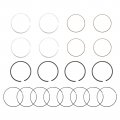 Autokay Engine Piston Ring 20 Pcs For Hyundai Sonata Optima Sorento Santa Fe 13-18 2 4l 230402g510