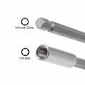 Uxcell 1 4 Inch Hex Shank By 3 Magnetic Bit Holder Extension Quick Release Screwdriver Drill Power Tool 6pcs