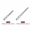 Uxcell 1 4 Inch Hex Shank By 3 Magnetic Bit Holder Extension Quick Release Screwdriver Drill Power Tool 6pcs