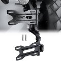 Adjustable Motorcycle License Plate Mount For Indian Scout Bobber 2017 2023 Black Durable Nylon Plastic Rear Holder