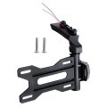 Adjustable Motorcycle License Plate Mount For Indian Scout Bobber 2017 2023 Black Durable Nylon Plastic Rear Holder 
