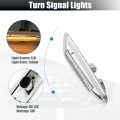 X Autohaux Pair Full Led Front Fender Side Marker Turn Signal Lights Assembly Yellow Light For Bmw E46 E60 E82 E83 E88 E90 E91
