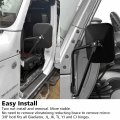 Sunpie Jeep Mirrors Doors Off For Wrangler 1987-2024 Tj Yj Jk Jl Rubicon Sahara Sports 2020-2024 Gladiator Overland Sport S
