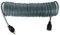 Flexy Coiled Extension Cord 16 Gauge 13 Amps Extends From 20 In To 45 Ft 