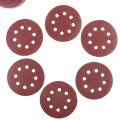 Ueetek Hook And Loop Sanding Discs 8 Hole 5 Inch Sandpaper Round Shapei A Pack Of 50i 80 Grit