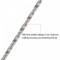 Uxcell 5 Pcs 1 1mm Mini Micro Twist Drill Bits High-speed Steel Straight Shank Extra Long Bit 100mm For Aluminum Alloy