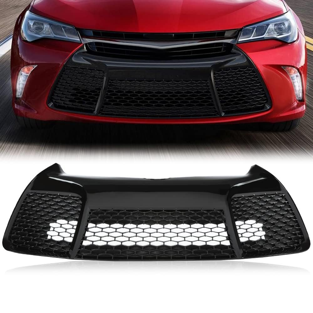 Front Bumper Lower Grille For Toyota Camry Se Xse 2015 2016 2017 53112-06280 5311206280 Black Grill