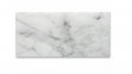 Tenedos Carrara Carrera Bianco Honed 6x12 Subway Marble Tile 2 Pieces 