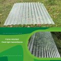 Clear Roofing Panel Corrugated Sheets 2 2mm Thick Frp Daylighting Panels Building Roof Cladding Uv Protection Transparent