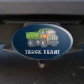 Graphics More Truck Yeah Funny Humor Oval Tow Trailer Hitch Cover Plug Insert