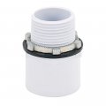 Eastman Aluminum Water Heater Drain Pan With Pvc Fittings 20 Inch Id X 22 Od Compression 60080 