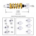 Mallofusa 12 4 315mm Motorcycle Air Shockbsorbers Rear Suspension A A 21 5mm Heavy Duty 880lbs Universal Fit For Honda Atv Go