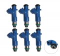 Set 6 550cc Fuel Injectors For Infiniti G37 Nissan Gt-r 16600jf00a 14002an001