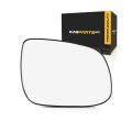 Passenger Side Mirror Glass For Kia Rio Rio5 2010 2011 Non Heated Convex Type With Backing Plate Replacement 876211e500