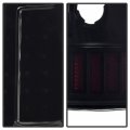 Acanii For Black Smoke 1999-2002 Chevy Silverado Gmc Sierra C-shape Led Tail Lights Lamps