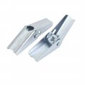 Uxcell 1 4-inch Dia Female Thread Spring Loaded Hollow Wall Anchor Toggle Wing Nut 20pcs