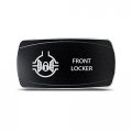 Ch4x4 Rocker Switch Front Locker Symbol Horizontal Blue Led