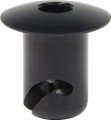 All19176 Oval Head Quick Turn Fasteners 7 16 X 0 500 In Black Anodized Aluminum 10 Pack 