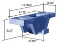 Crl Plastic Single Glaze Vent Roller With 355 Diameter Wheel Canada Only Pack Of 10 By Cr Laurence 