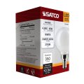 Satco S21207 4 5w G16 5 Led Filament Lamp White Candelabra Base 2700k Warm 350 Lumens 120v 40w Incandescent Equivalent Wet