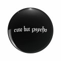 1080 Graphics Cute But Psycho Key Chain Double Sided Stainless Steel Keychain 