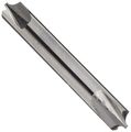 Melin Tool Brmg-s Carbide Micro Corner Rounding End Mill Double Uncoated Bright Finish Non-center Cutting 0 Deg Helix 2 Flutes 