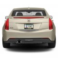 Ipick Image Made For Cadillac Ats Logo In Full-color Black Metal License Plate Frame