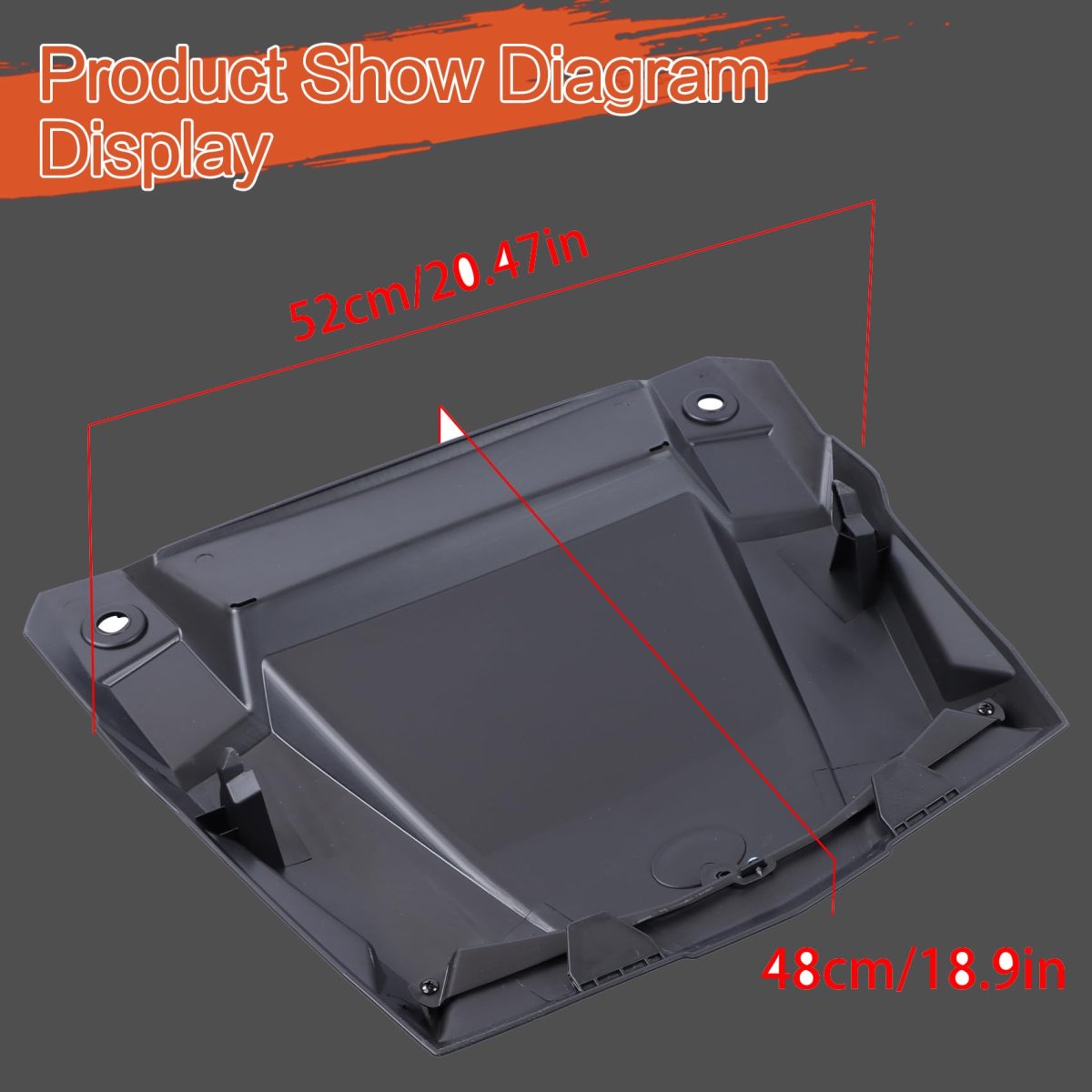 Turbo Hood Scoop Replacement For Polaris Rzr S 900 1000 Xp 4 2014-2020