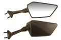 Emgo 20-43092 Black Left Side Replacement Mirror For Kawasaki Ex250r 