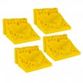 Recpro Wheel Chock Parking Block Wedge 4 Pack 