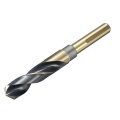 43 64 Drill Bit 1 2 Reduced 3-flat Shank 4241 High-speed Steel Bits Black And Gold Finish 118a Drill For Light-duty Machining 