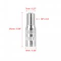 X Autohaux 4pcs 25mm Chrome Tyre Wheel Valve Cap Extension Adaptor Stem Extender For Car Truck
