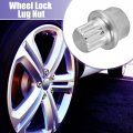 X Autohaux Abc4 15pt Car Wheel Lock Lug Nut Anti Theft Screw Removal Key For Vw Audi