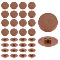 200pcs Screw Cap Covers 17 X 4mm Plastic Decoration Cover For Phillips Cam Fitting Nut Self-tapping Tapping Fasteners Light 
