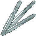 8-32 Left Hand Hss Tap Set High Speed Steel 4 Flute Ground Thread Taps With Taper Plug And Bottoming Pieces 