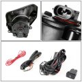 Auto Dynasty Compatible With Tacoma Pair Of Bumper Driving Fog Lights Wiring Switch Smoked Lens